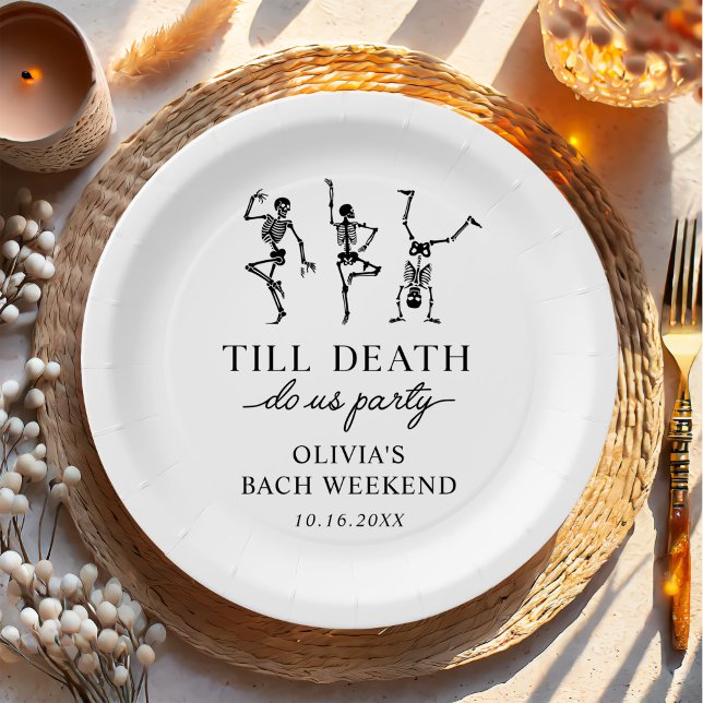 Plato De Papel Hasta La Muerte, Fiesta Bachelorette Weekend (Subido por el creador)