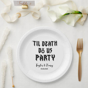Plato De Papel Hasta La Muerte, Nos Hacen Fiestas De Placas De Pa