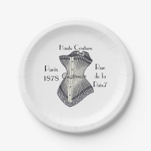 Plato De Papel Haute Couture Corset Thunder_Cove