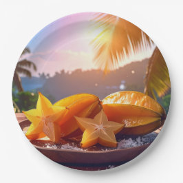 PLATO DE PAPEL HAWAII - I LOVE HAWAII