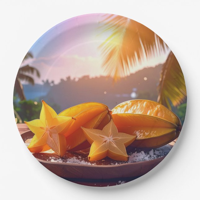 PLATO DE PAPEL HAWAII - I LOVE HAWAII (Anverso)