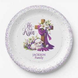 Plato De Papel He is Risen! Easter Sunday