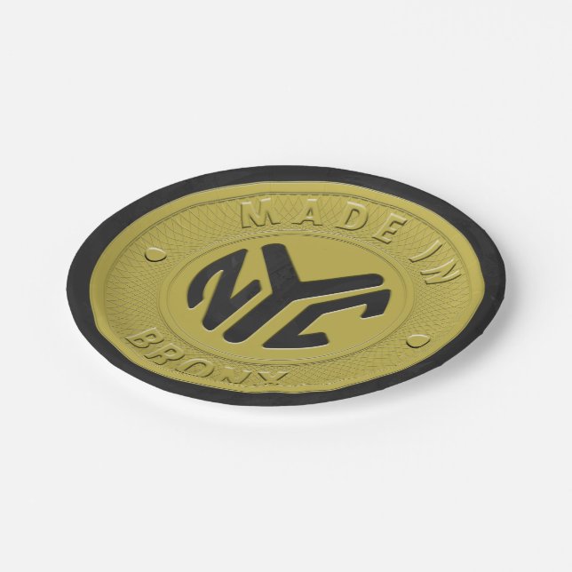 Plato De Papel Hecho en Nueva York Bronx (Angular)