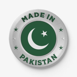 Plato De Papel Hecho en Pakistán