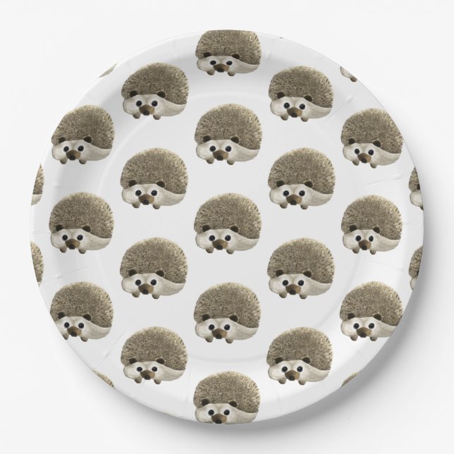Plato De Papel Hedgehog  (Anverso)