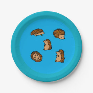 Plato De Papel Hedgehogs