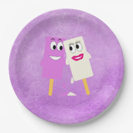 Plato De Papel Helado