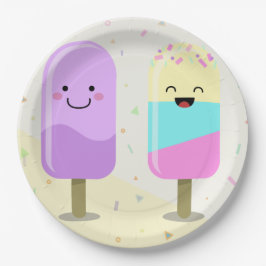 Plato De Papel Helado