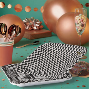 Plato De Papel Helado Irresistible con Purpurina Derretida