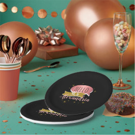 Plato De Papel hello 30 Stylish Personalized 30th birthday