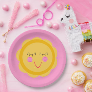 Plato De Papel Hello, Sunshine!
