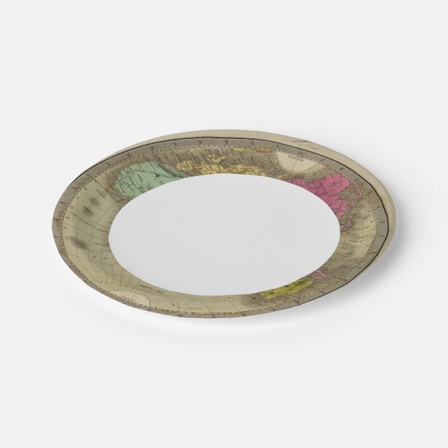 Plato De Papel Hemisferio oriental 15 2 (Angular)
