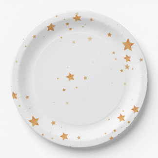Plato De Papel "Hemos terminado la luna" placas de papel para beb