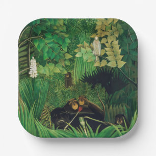 Plato De Papel Henri Rousseau