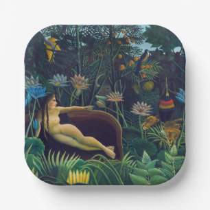 Plato De Papel Henri Rousseau - El sueño / Le Reve