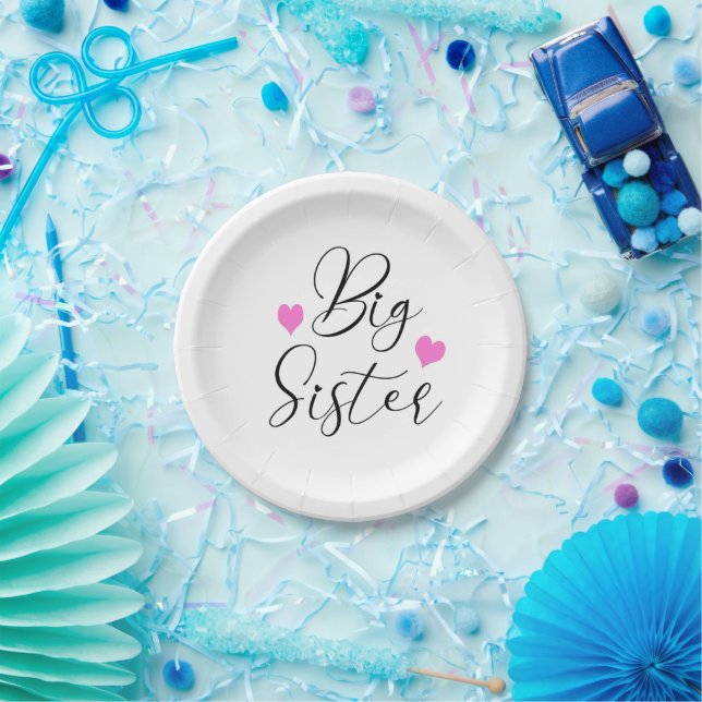 Plato De Papel Hermana grande de Cute (Fiesta)