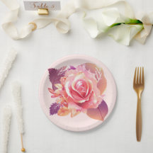 Hermosa rosa rosa simple