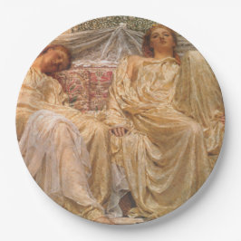 Plato De Papel Hermosas mujeres somnolientas (Dreamers) (Arte Vin