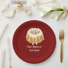 Plato De Papel Hermoso Esponge del paquete - Pastel flauto y tu t