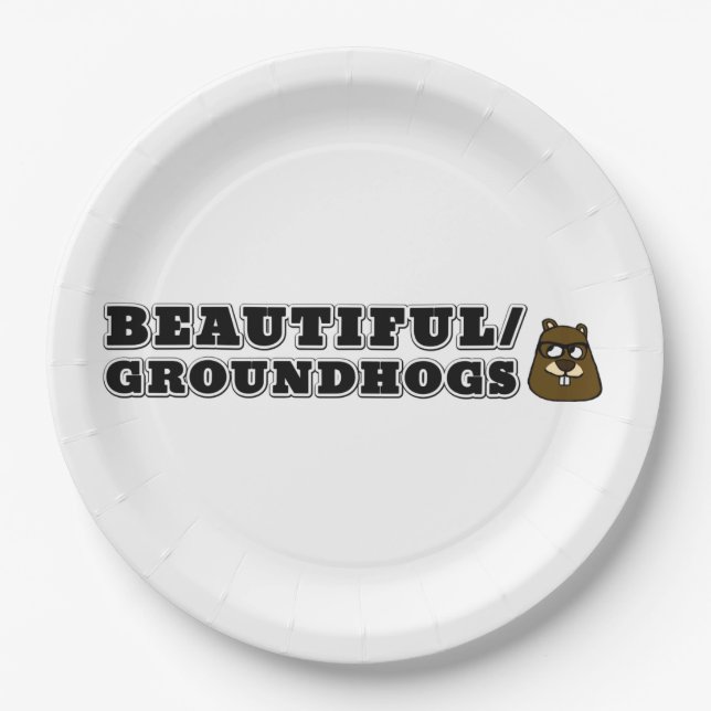 Plato De Papel Hermoso/Groundhogs (Anverso)