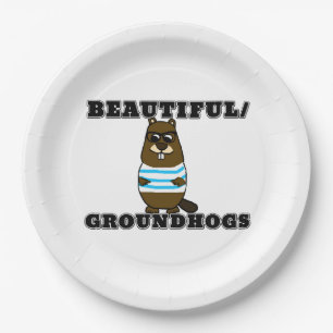 Plato De Papel Hermoso/Groundhogs