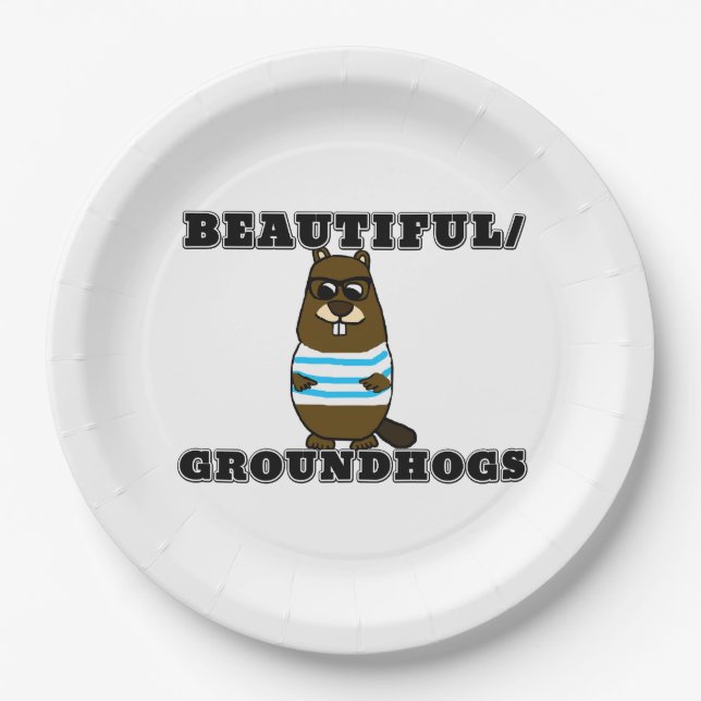 Plato De Papel Hermoso/Groundhogs (Anverso)