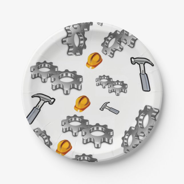 Plato De Papel Herramientas de placas de papel (Anverso)