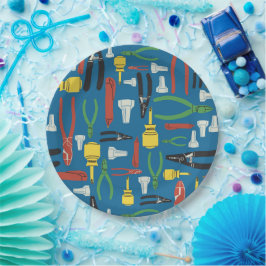 Plato De Papel Herramientas eléctricas del comercio