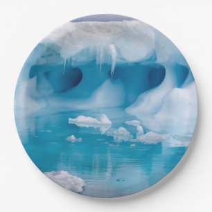 Plato De Papel Hielo en la Antártida