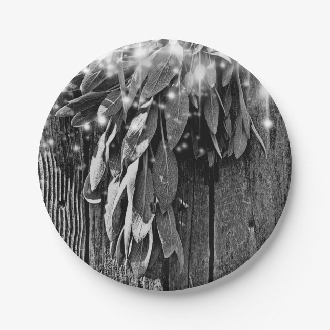 Plato De Papel Hierbas botánicas (Anverso)