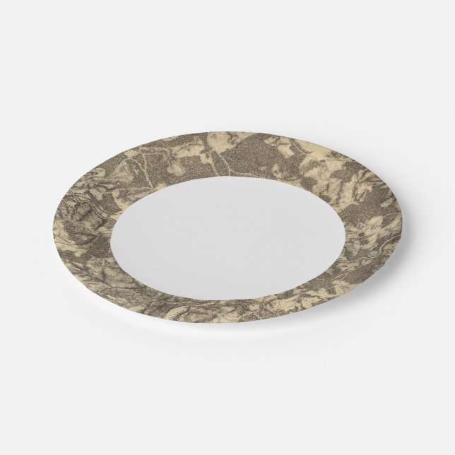 Plato De Papel High Bridge y Virginia (Angular)