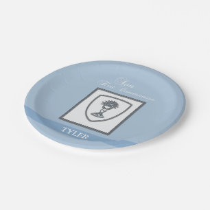 Plato De Papel Hijo, Primera Comunión Cáliz de Plata