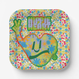 Plato De Papel Hippie Heart ICON 2024 BY MASANSER