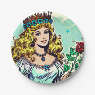 Plato De Papel Historietas de princesas chinas