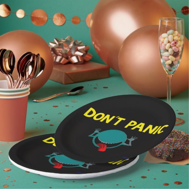 Plato De Papel Hitch Hiker's (Multi)