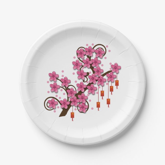 Plato De Papel Hoa Dao (Anverso)