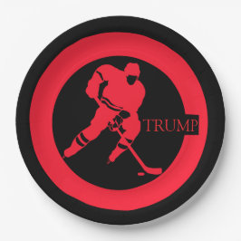 PLATO DE PAPEL HOCKEY