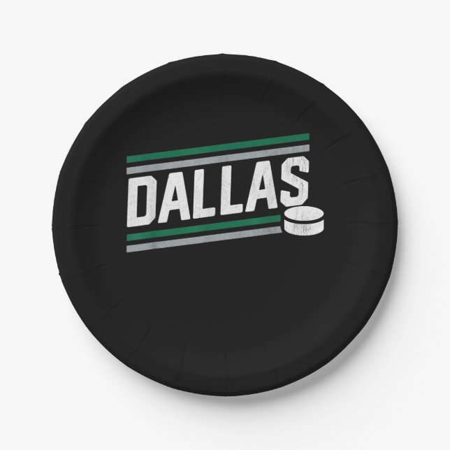 Plato De Papel Hockey Lover | Guay Dallas Hockey Power Play (Anverso)