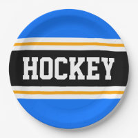 HOCKEY Rayas de Carreras amarillo negro azul brill
