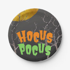 Plato de papel Hocus Pocus