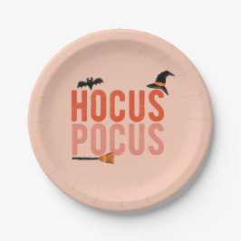 Plato De Papel Hocus Pocus Halloween