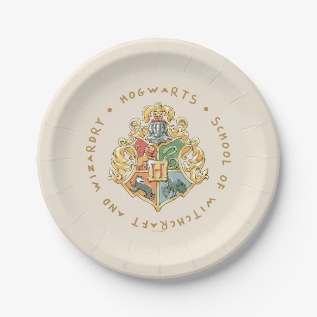 Plato De Papel HOGWARTS™ School of Witchcraft and Wizardry (Anverso)