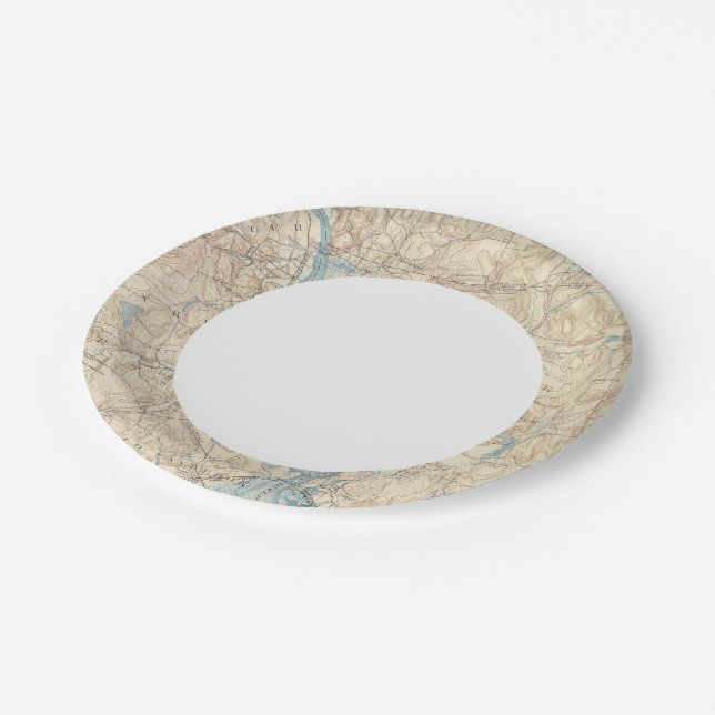 Plato De Papel Hoja de Saybrook 28 (Angular)