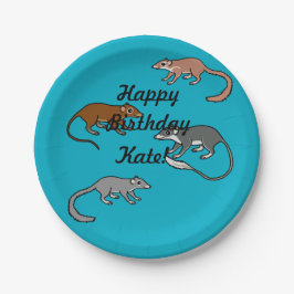 Plato De Papel Hojas de árbol