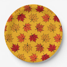 Hojas de Arce de Otoño