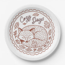 Hojas de otoño Placa de papel natural de otoño