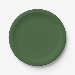 Plato De Papel Hojas de uva de color claro verde