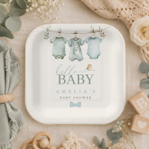 Hola Bebé Ropa de Niño Boho Baby Shower