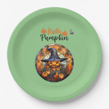 Hola Espantosa Calabaza de Halloween