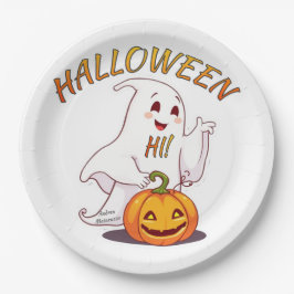 Plato De Papel ¡Hola! Halloween